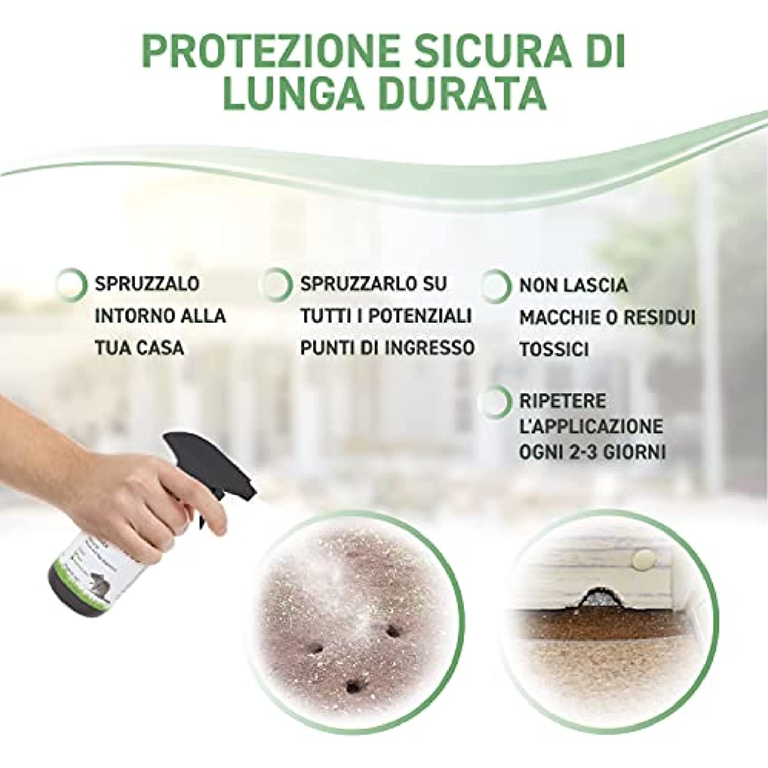 RepellShield Spray Repellente Topi Organico a Base di Menta Piperita - –