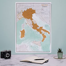 Carica l&#39;immagine nel visualizzatore di Gallery, Scratch the World® Travel Map - Scratch Off World Map Poster + BONUS Italy Scratch Map - Maps International - 50 years + of map making - Most Detailed Map Gift