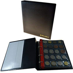 PELLER'S AM200B Album da Collezione, 200 Monete Fino a 1,22"(31 mm), 10... - Ilgrandebazar