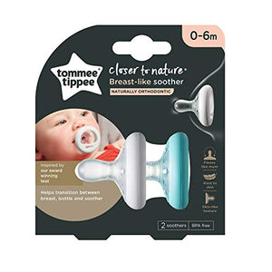 Tommee Tippee Succhietto Simile al Seno Materno, 0 - 6 Mesi 0 - 6 Mesi, Unisex