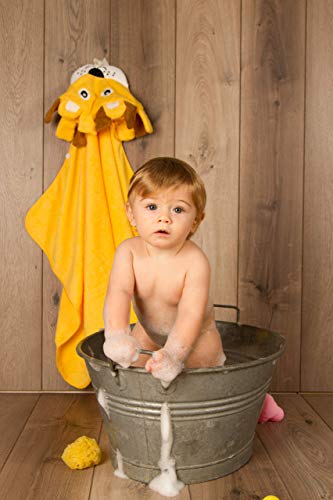 alenyk Asciugamano Accappatoio Leoncino Per Bambini da Bagno 100% Coto –