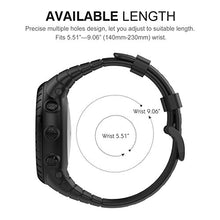 Carica l&#39;immagine nel visualizzatore di Gallery, MoKo Suunto Core Watch Cinturino, Braccialetto di Ricambio in TPU Nero - Ilgrandebazar