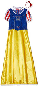 SMIFFYS Costume Principessa della neve, Giallo, con abito, colletto e fascia... - Ilgrandebazar