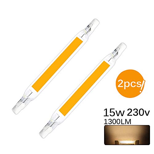 Konesky Lampadine a LED R7S, 230 V Non Dimmerabile 15w Bianco Caldo 11 –