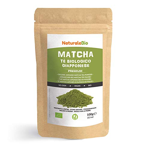 Tè Verde Matcha Biologico in Polvere - Grado Premium - da 100