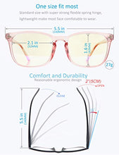 Carica l&#39;immagine nel visualizzatore di Gallery, Occhiali da Lettura 0.5 Anti Luce Blu,Protezione per Schermiper +0.50, Rosa - Ilgrandebazar