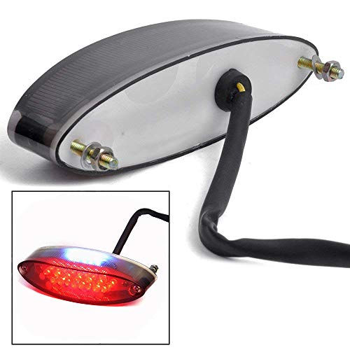 Xrten Fanale Posteriore Moto,28 LED Faro di Coda Universale Moto