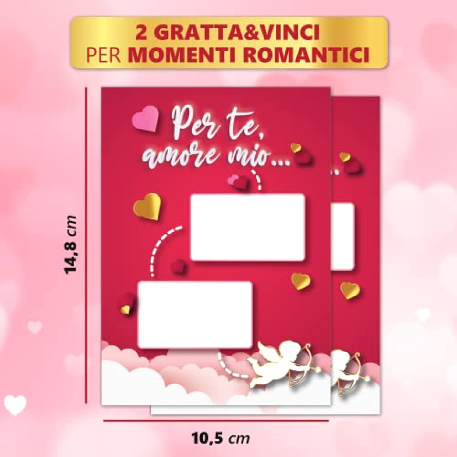 KAÏDENSÏ Gratta e Vinci Personalizzato - Idee Regalo San Valentino per –