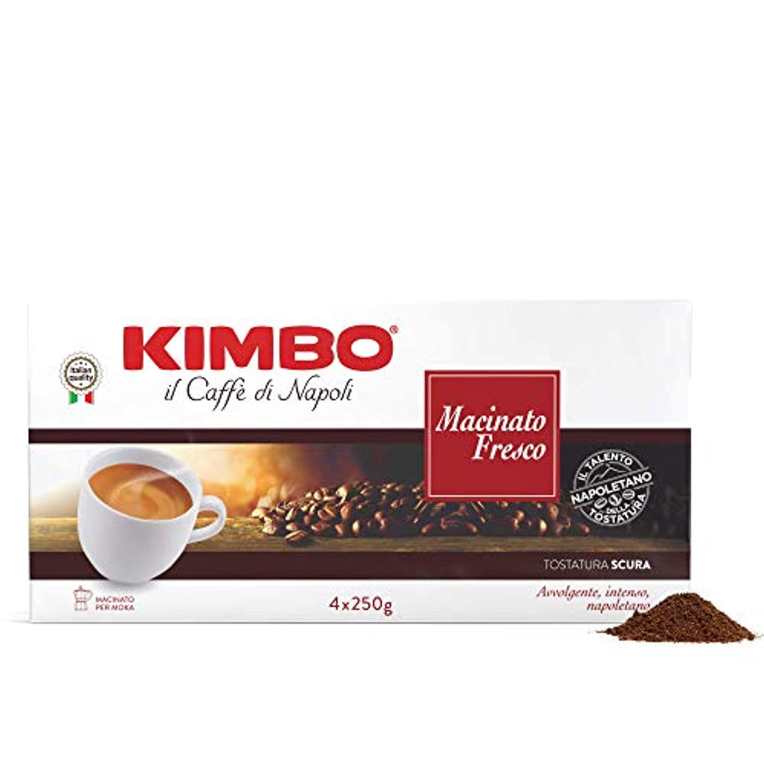 KIMBO CAFFE' MACINATO FRESCO 250GR