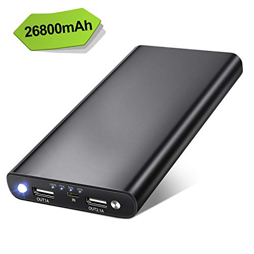 JUNKER Power Bank 26800mAh 2 Porte, Batteria Esterna capacità Aggiornata... - Ilgrandebazar