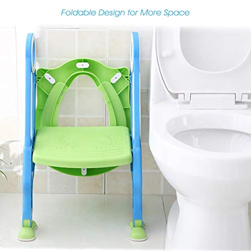 ADOVEL Riduttore WC per Bambini Ergonomico Con Schienale Alto, Baby tr –