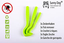 Carica l&#39;immagine nel visualizzatore di Gallery, Sunny Dog Set di 3 Ganci per zecche Tutte Le Misure – Pinze zecche...