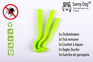 Sunny Dog Set di 3 Ganci per zecche Tutte Le Misure – Pinze zecche...