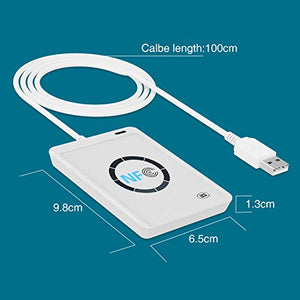 Lettore scrittore di Contactless Card RFID NFC 13,56MHZ + 4 Card