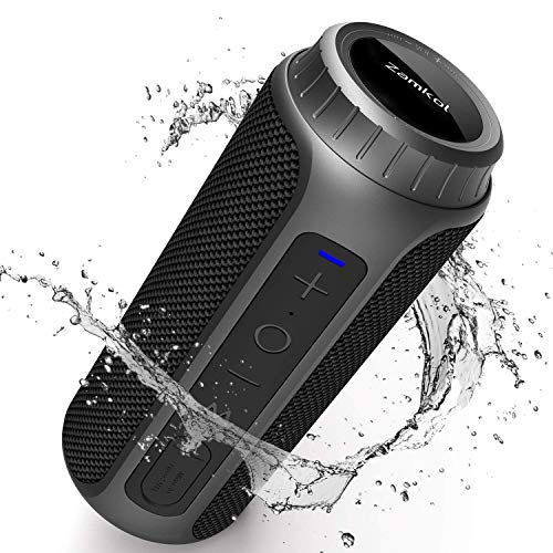 Zamkol Cassa Bluetooth 5.0, 30W HD Stereo Altoparlante Portatile con Nero - Ilgrandebazar