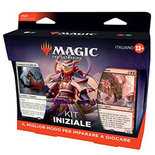 Carica l&#39;immagine nel visualizzatore di Gallery, Magic The Gathering Kit Iniziale di 2022, 2 Mazzi Pronti Per Essere Usati, 2 Carte Con Codice Per MTG Arena (Versione Italiana), Multi, 13+