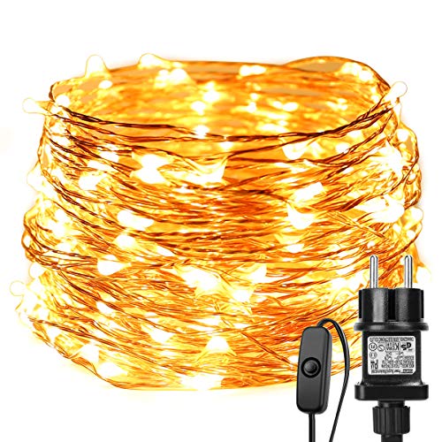 Acquista 20M 200LED USB LED Filo di rame Stringa di luce fata Lampada a  strisce Luci decorative per le vacanze stagionali