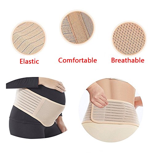 WANYI Fascia maternità Traspirante Regolabile Maternity Band Belt con –