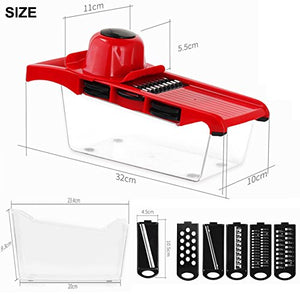 Mandolina Affettatrice Multifunzione,Affettaverdure,Tagliaverdure,Tritatutto... - Ilgrandebazar