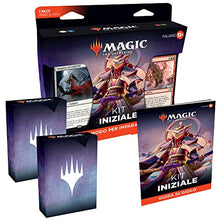 Carica l&#39;immagine nel visualizzatore di Gallery, Magic The Gathering Kit Iniziale di 2022, 2 Mazzi Pronti Per Essere Usati, 2 Carte Con Codice Per MTG Arena (Versione Italiana), Multi, 13+