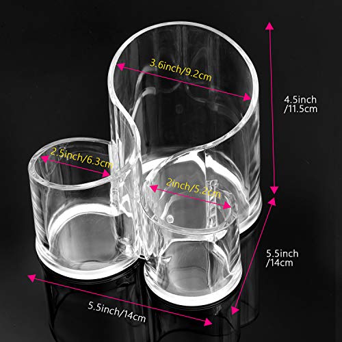 WolinTek Organizzatore Trucco in Acrilico, Contenitori Trucchi Cosmeti –