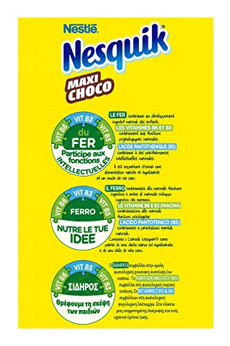 Nesquik Cereali Barrette di Cereali al Cioccolato e al Latte, 6 x 25g