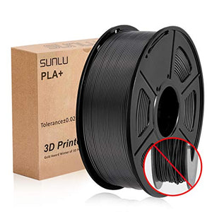 SUNLU PLA Plus nero, filamento 1.75 mm, Precisione dimensionale Nero - Ilgrandebazar