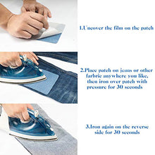 Carica l&#39;immagine nel visualizzatore di Gallery, MUSCCCM Toppe termoadesive, 15 Pezzi Jeans per Vestiti Stile Semplice - Ilgrandebazar