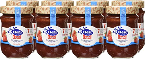 5X Hero Light Confettura di Fragole Senza Zuccheri Aggiunti 4x20g