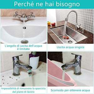 Prolunga Aeratore Rompigetto Rubinetto Cucina, 1080° Faucet 2