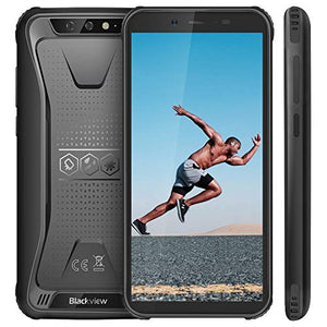 Rugged Smartphone, Blackview BV5500 Outdoor Dual Sim da Nero