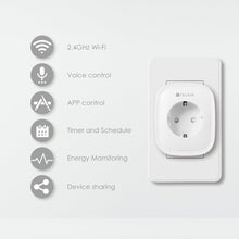 Carica l&#39;immagine nel visualizzatore di Gallery, Presa Intelligente WiFi Smart Plug Spina Energy Monitor Compatibile 4 PACK