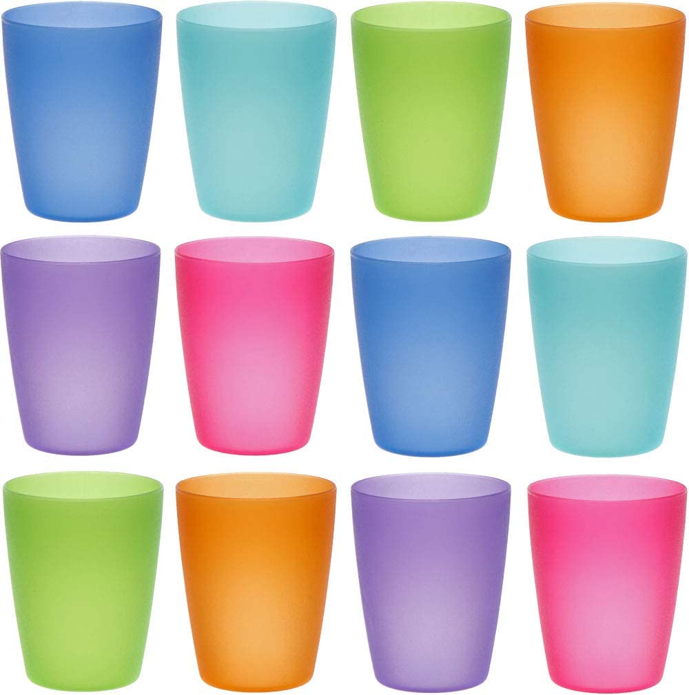 Bicchieri in plastica colorata 250 pz – ROSA/FUXIA