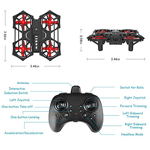 Mini Drone per Bambini, Aereo Telecomandato Aereo Giocattolo