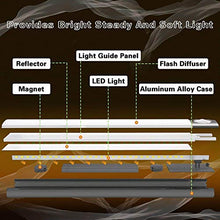Carica l&#39;immagine nel visualizzatore di Gallery, Luci Armadio con Sensore Ricaricabile 33 LED 4 Modalità 24CM, Bianco A - Ilgrandebazar