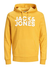 Carica l&#39;immagine nel visualizzatore di Gallery, JACK &amp; JONES Jjecorp Logo Sweat Hood Noos Cappuccio, Nero (Black Detail:Reg... - Ilgrandebazar