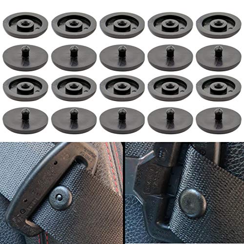 Set di 6 Bottoni Cintura Sicurezza Auto, Bottone Pressione, Compatibil –