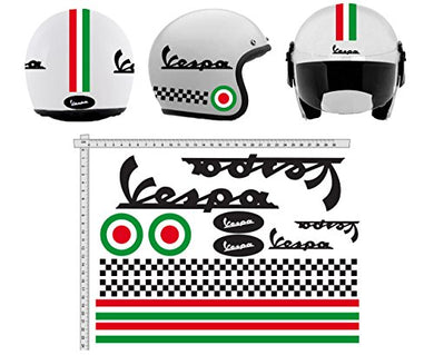 Adesivi per casco moto motorino Helmet universale STELLA Strisce