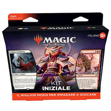 Carica l&#39;immagine nel visualizzatore di Gallery, Magic The Gathering Kit Iniziale di 2022, 2 Mazzi Pronti Per Essere Usati, 2 Carte Con Codice Per MTG Arena (Versione Italiana), Multi, 13+