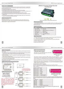 High Power 24 Channel RGB 3A/CH DMX512 Controller Led Decoder Dimmer 500Hz...