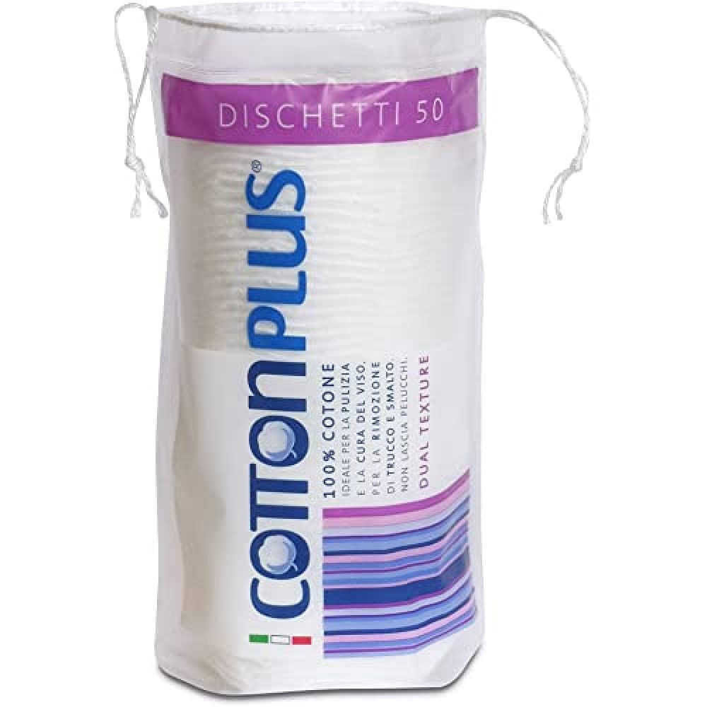 Cotton Plus DISCHETTI 50 pz. - LINEA BEAUTY, DISCHETTI 100% PURO COTONE