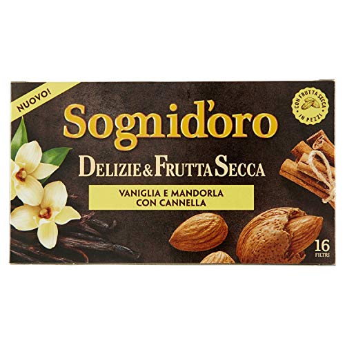 Sogni Doro Tisana Deliziefrutta Secca Vaniglia, Mandorla e Cannella - 16...