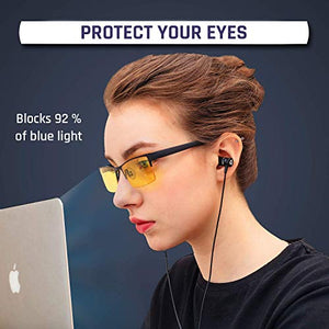 KLIM™ Optics - Occhiali Anti Luce Blu + Alta Protezione + Blocca Il Giallo - Ilgrandebazar