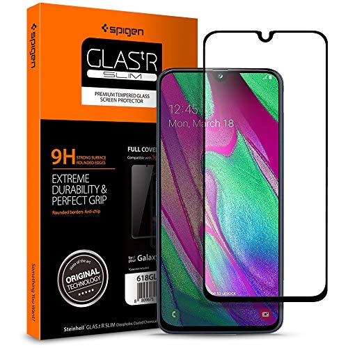 Spigen, Vetro Temperato Samsung Galaxy A40, Custodia Compatibile, Copertura... - Ilgrandebazar