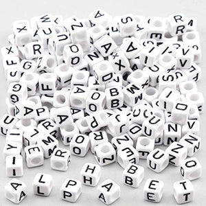 Baker Ross Perline Cubiche con Lettere dell'Alfabeto - Confezione Risparmio,... - Ilgrandebazar