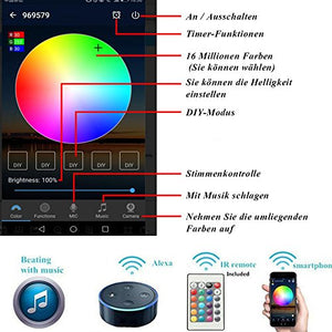 WiFi RGB Controller per strisce luminose a LED, Wifi Rgb + Remote - Ilgrandebazar