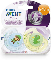 Carica l&#39;immagine nel visualizzatore di Gallery, Philips Avent SCF169/47 Succhietti Classic &quot;Fairy garden&quot; Elfo e Draghetto,...