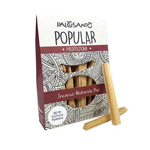 Palo Santo Legnetti - Popular Ayabaca - Incenso Originale in 80 Gr –