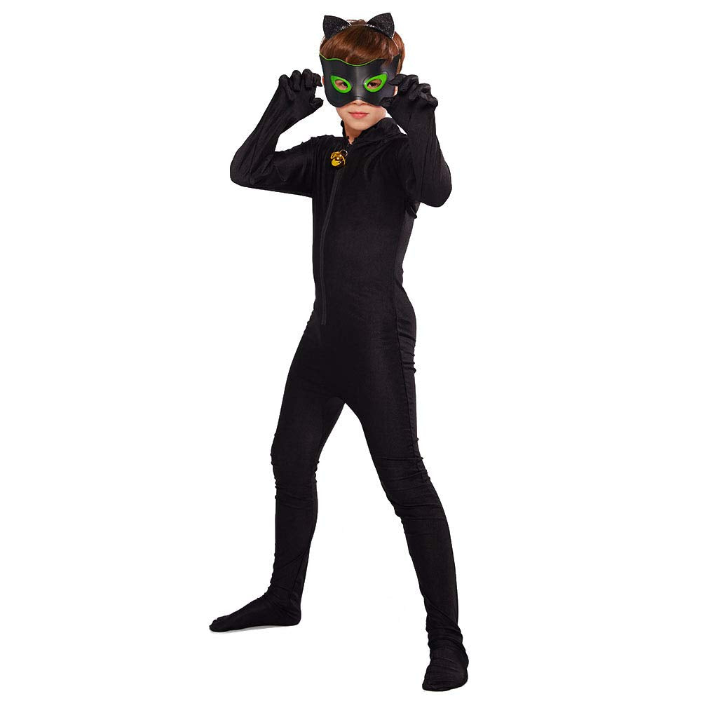 URAQT Costume Cat Noir, Ladybug Noir Classic per Bambini,... - Ilgrandebazar