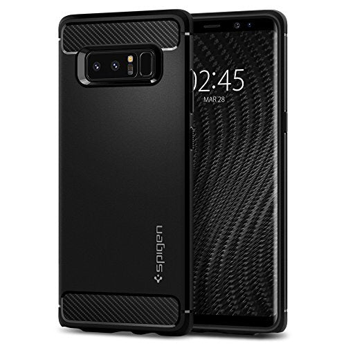 Spigen 587CS22061 - Custodia per Samsung Galaxy Note 8, Nero, 6.3